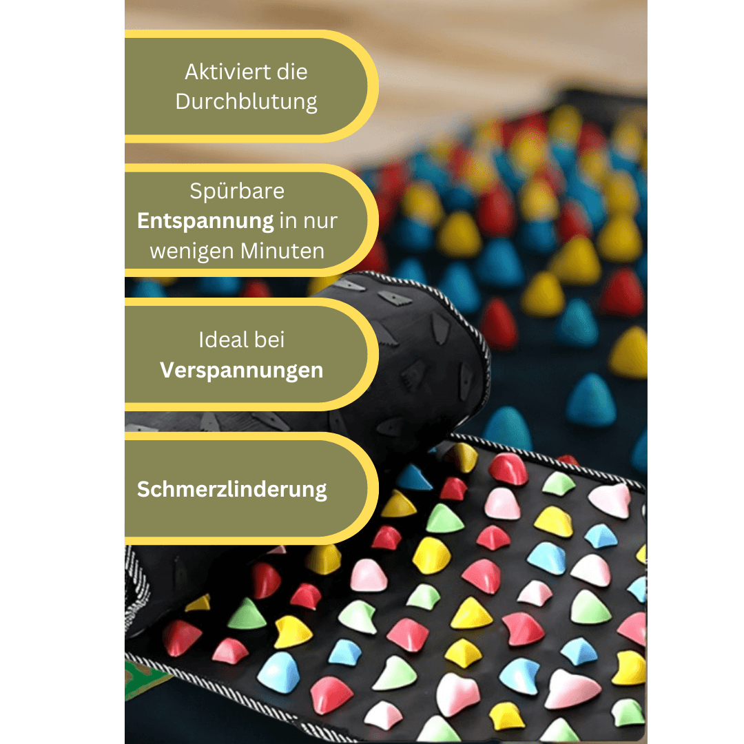 QI Walk - Deine Fußmassagematte gegen Schmerzen & Stress